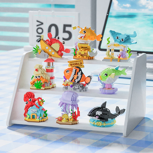 Ocean Animal Building Blocks Toy Set for Kids
