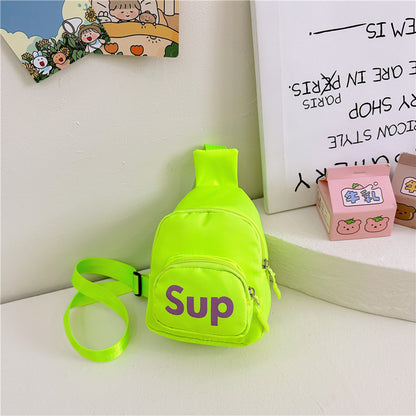 Trendy Alphabet Letter Mini Crossbody Bag for Kids