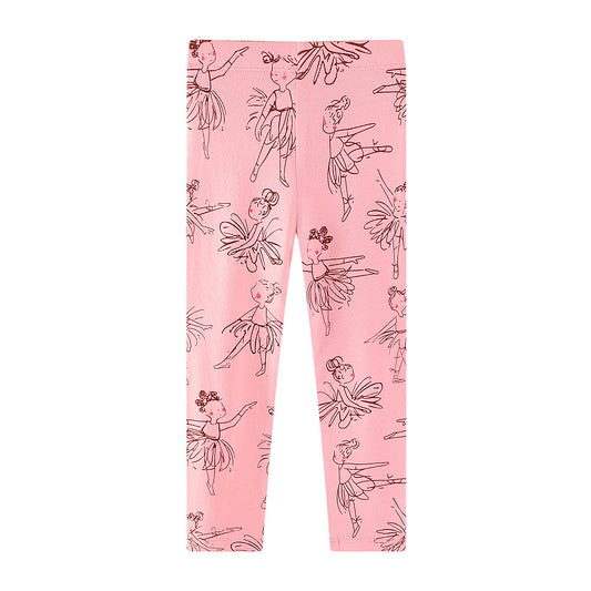 Kids' Shark Print Leggings Lightweight Casual Pants