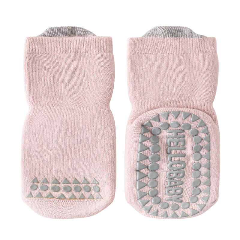 Baby Floor Socks Non-Slip Mid-Calf Socks for Boys and Girls