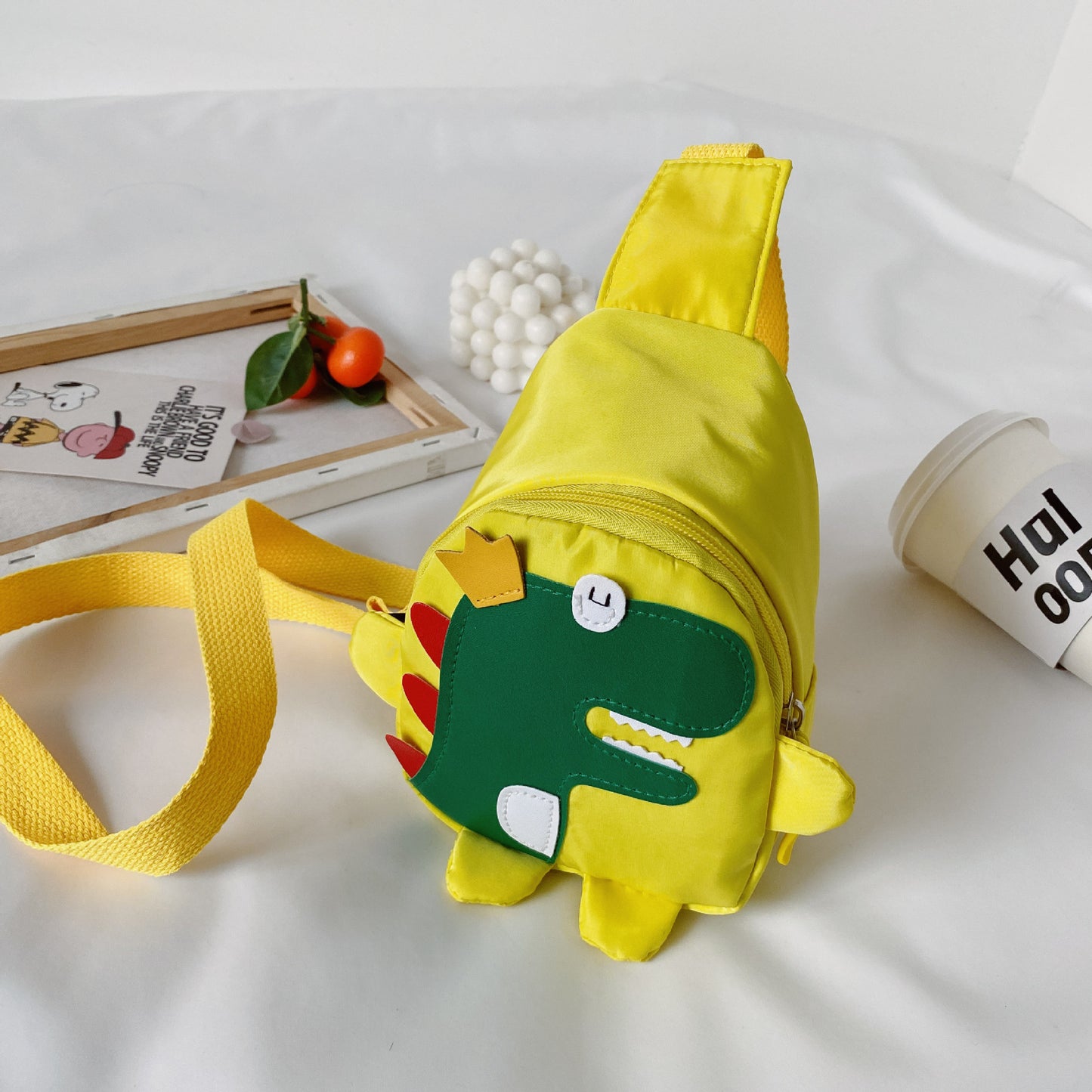 Cute Dinosaur Backpack Casual Crossbody Bag for Kids