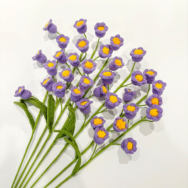 Single Stem Dried Flower Rose Tulip Bouquet Decor