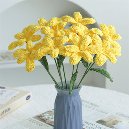 Single Stem Dried Flower Rose Tulip Bouquet Decor