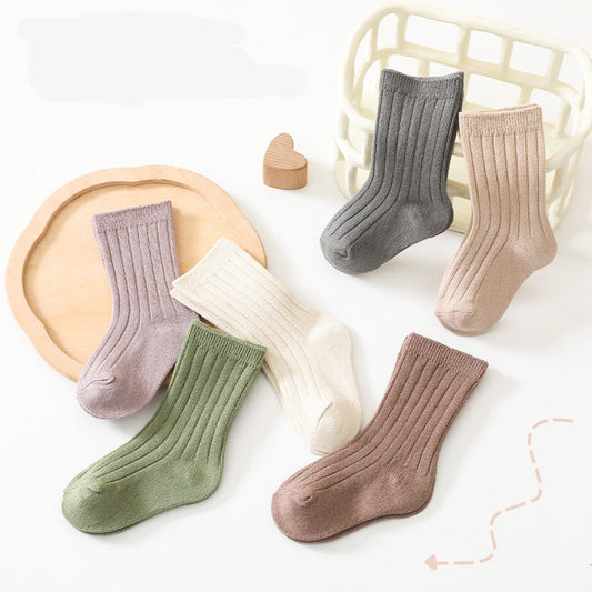 Kids' Cartoon Cotton Socks Comfortable Mid-Calf Socks