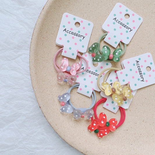 Colorful Polka Dot Bow Headbands for Kids