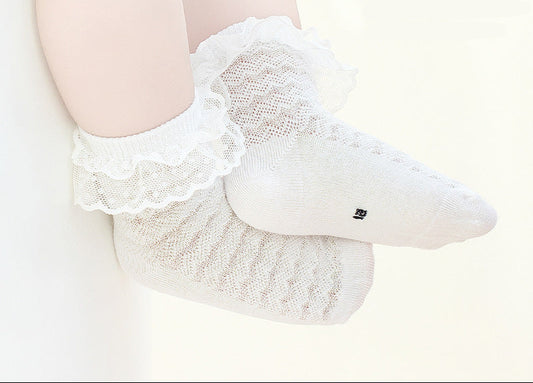 Baby Lace Ankle Socks Cute Cartoon Cotton Summer Socks