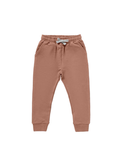 Children's Solid Color Casual Pants Comfortable All-Season Style
