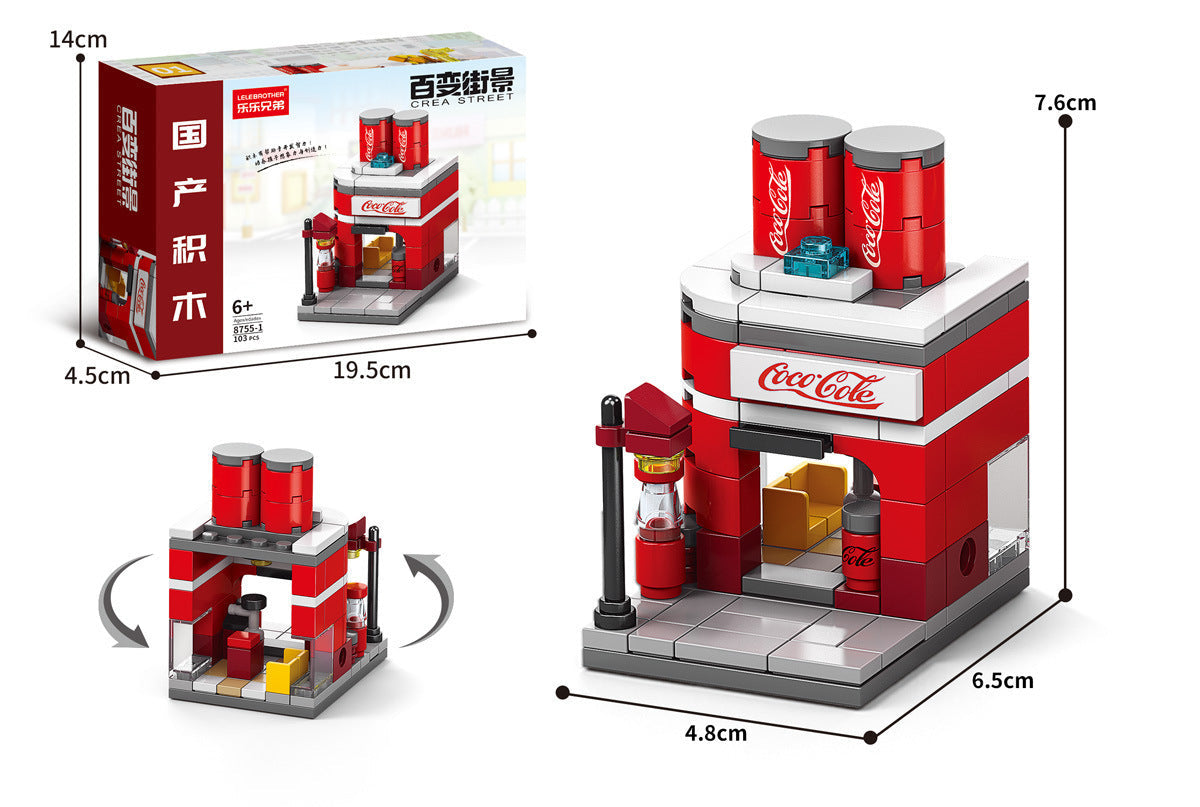 City Buildings Modular Building Block Sets for Kids