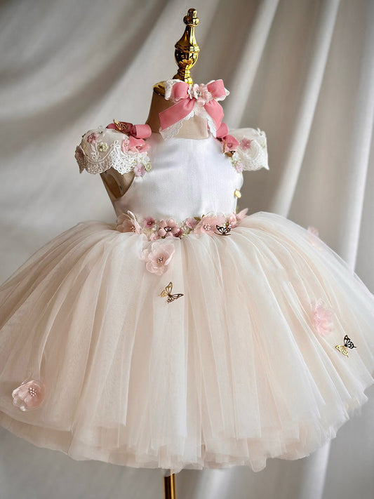 Girls' Sweet Lolita Floral Princess Dress