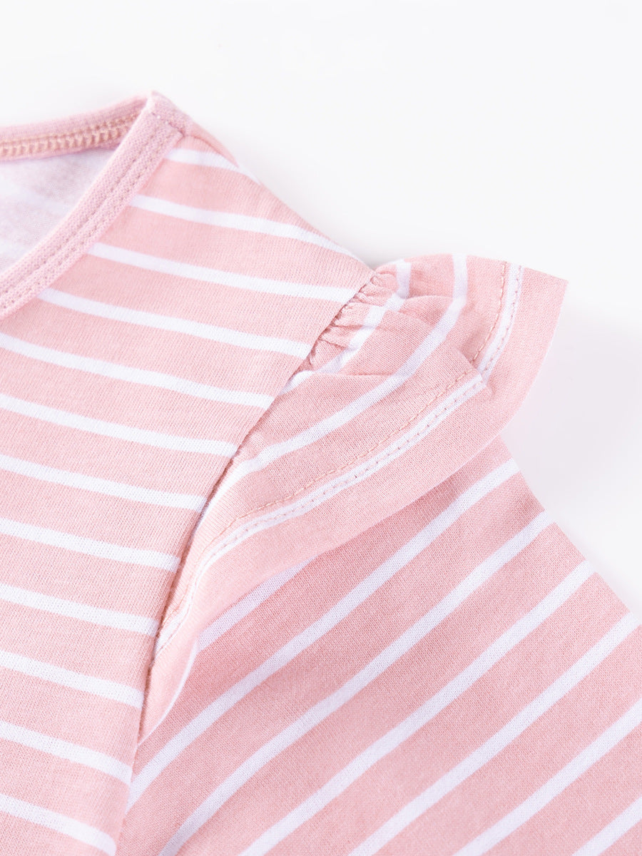 Cartoon Long Sleeve Kids Dress