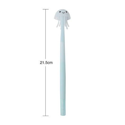 Gel Pen Jellyfish Spinner Silicone Grip 0.35mm Erasable