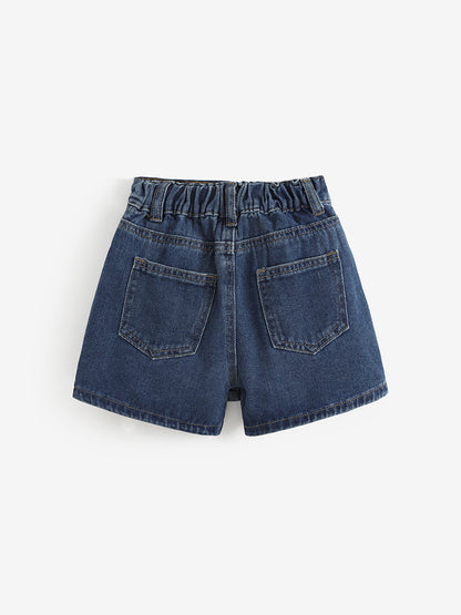 Girls' Cute Denim Shorts Casual Sporty Summer Wear