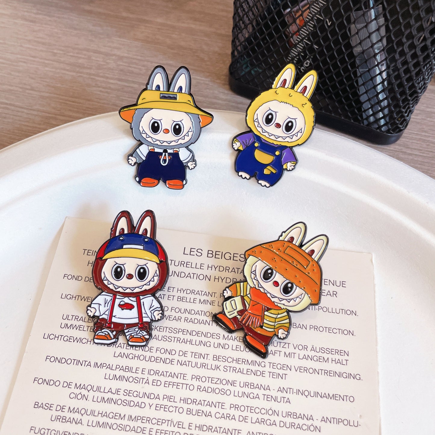 Cute Cartoon Forest Elf Brooch Metal Badge for Clothing and Bags