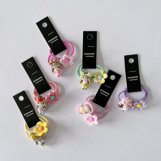 Fruit Pattern Kids Hair Ties Cute Baby Hair Accessories