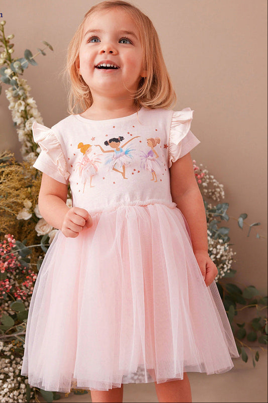 Princess Themed Cotton Summer Dress for Girls