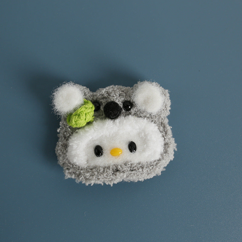 Cartoon Handmade Woven Hair Clips Adorable Kids Hair Accessories
