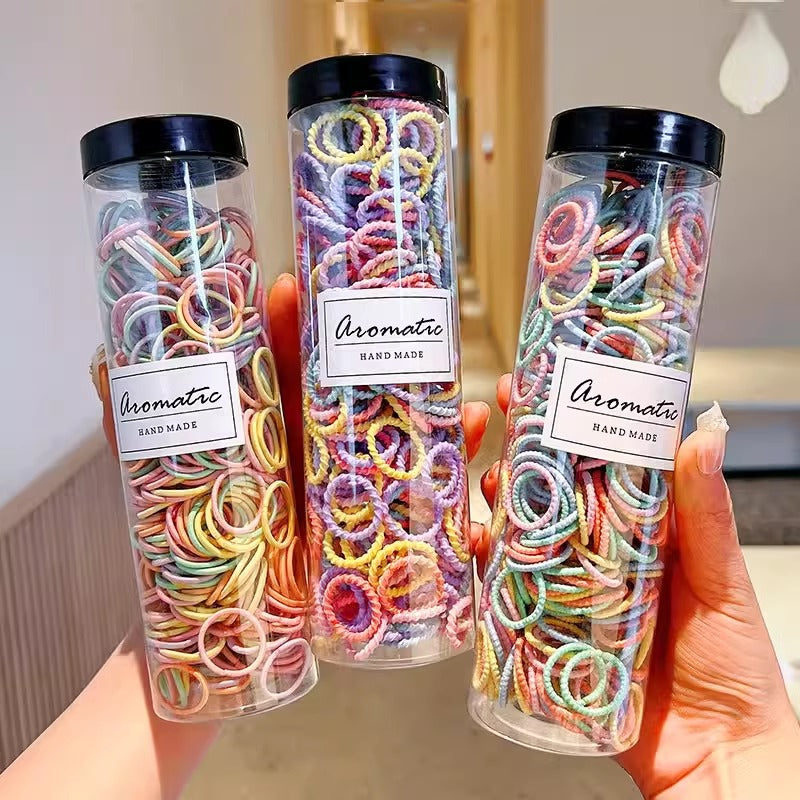 Children's Hair Ties Soft Fabric Durable Elastic Hair Bands