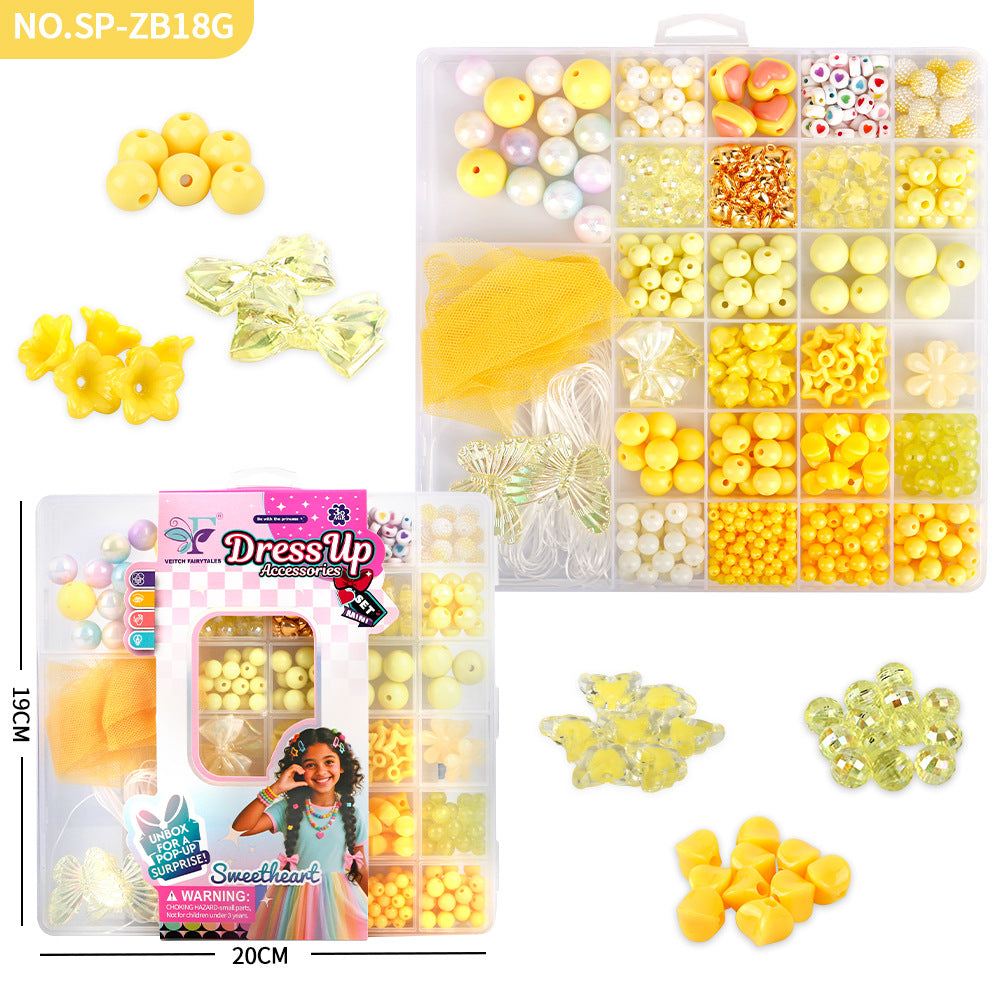 Diy Children's Bead Craft Kit - Creative Jewelry Making for Kids