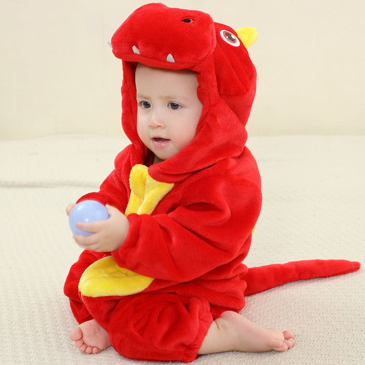 Children's Fleece Onesie Cute Dinosaur Design for Easter