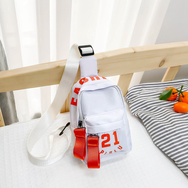 Stylish Kids Crossbody Bag With Letter Print