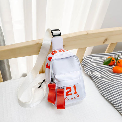 Stylish Kids Crossbody Bag With Letter Print