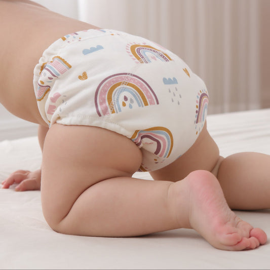 Breathable Cotton Baby Training Pants with Fun Patterns