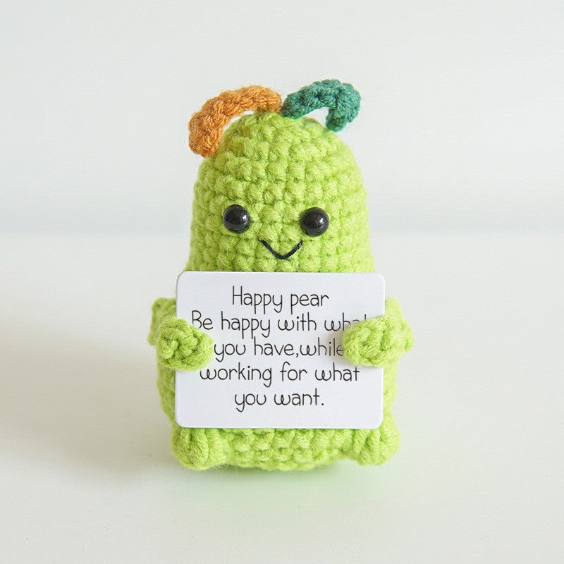 Handmade Positive Energy Potato Plush Toy with Quirky Expressions