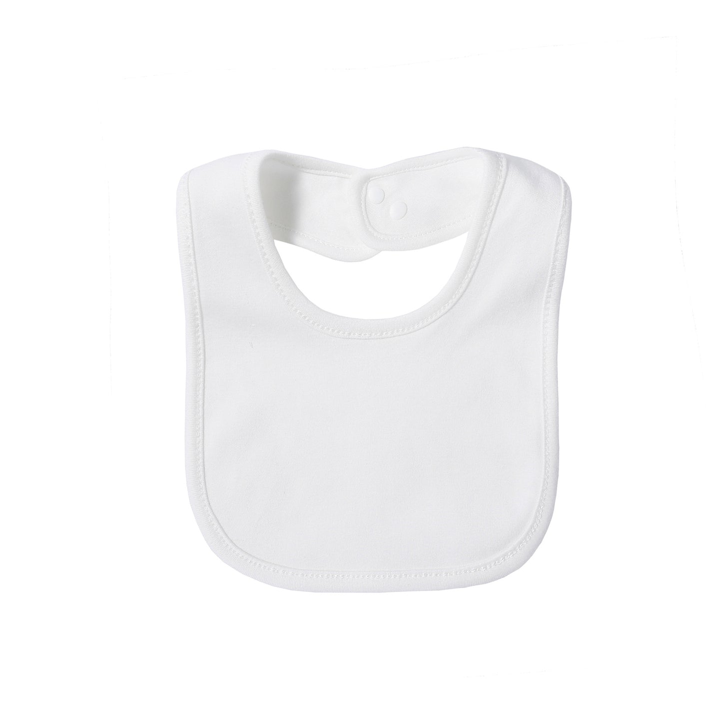Solid Color Cotton Baby Bibs Double Layer Waterproof Baby Drool Bibs
