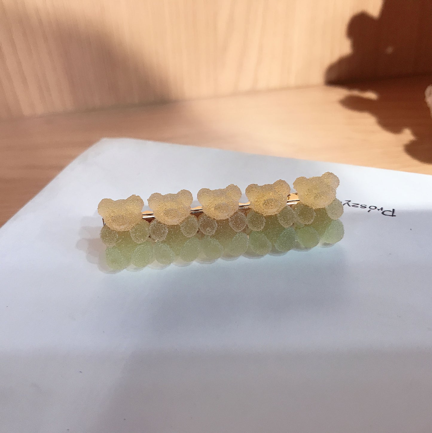 Gradient Bear Hair Clips Cute Cartoon Hair Accessories for Girls