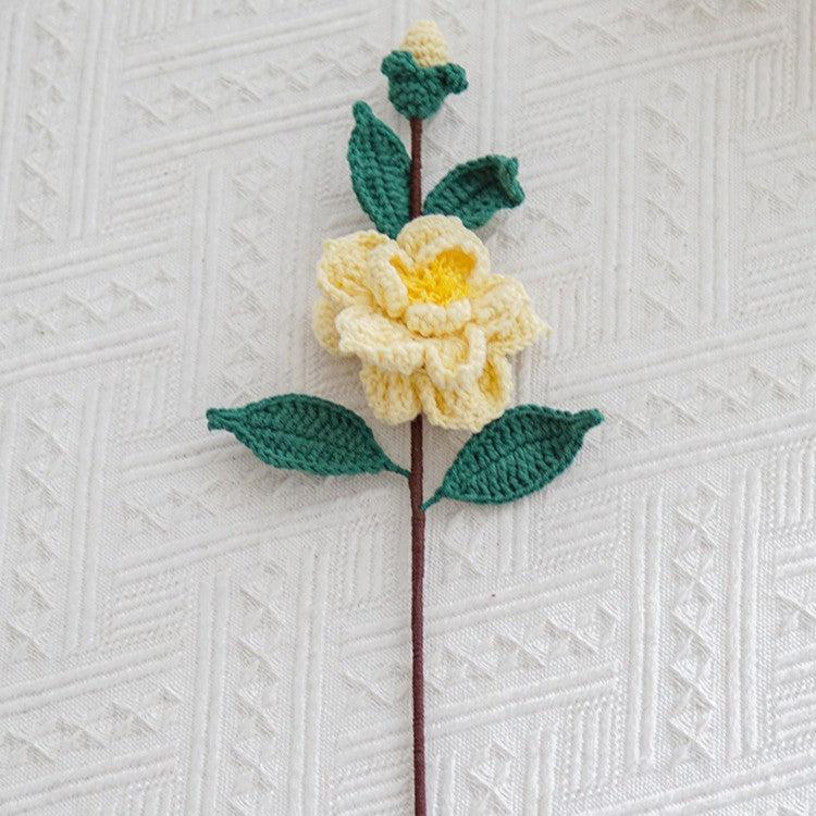 Single Stem Dried Flower Rose Tulip Bouquet Decor