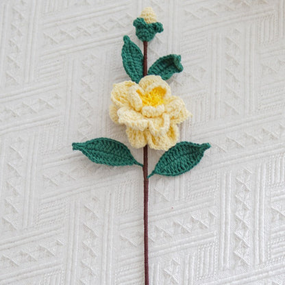 Single Stem Dried Flower Rose Tulip Bouquet Decor