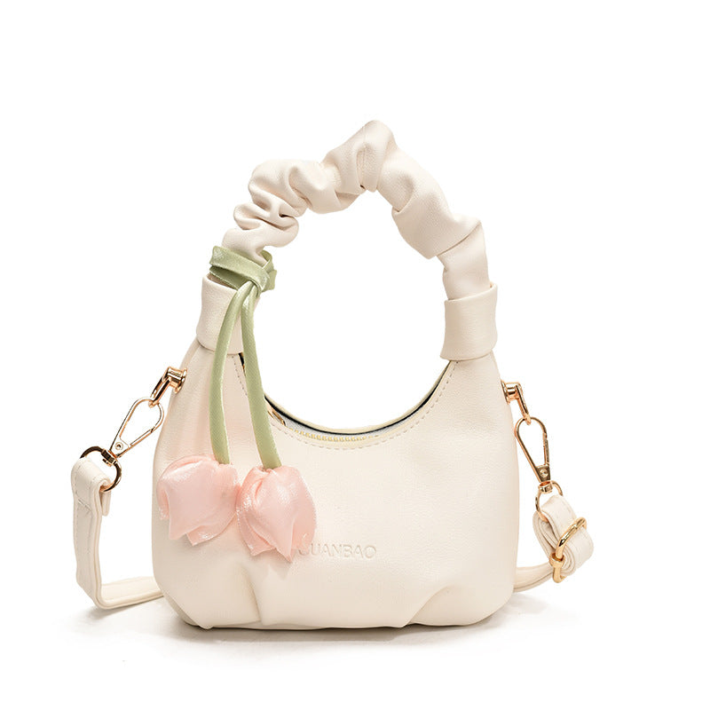 Mini Floral Shoulder Bag for Kids Sweet Dreamy Design