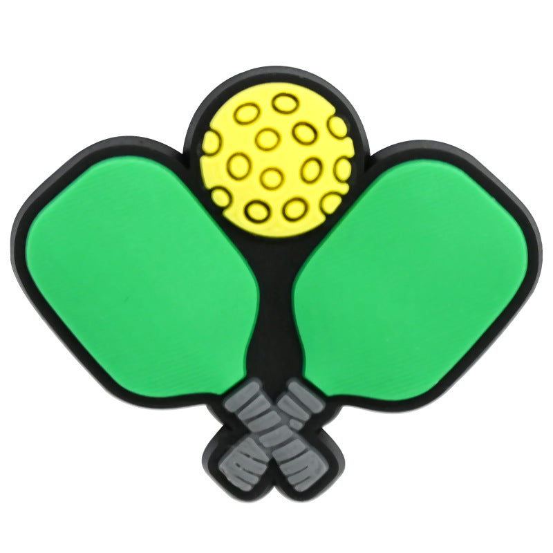 PVC Pea Shaped Removable Clog Shoe Charms