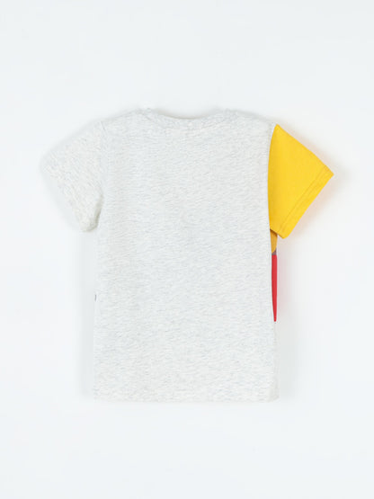 Animal Print Short Sleeve T-Shirt for Boys