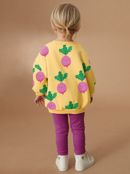 Autumn Toddler Girls Cute Long Sleeve Hoodie Set