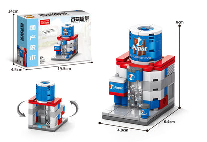City Buildings Modular Building Block Sets for Kids
