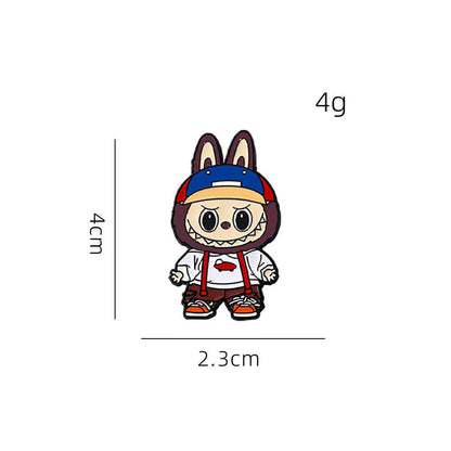 Cute Cartoon Forest Elf Brooch Metal Badge for Clothing and Bags