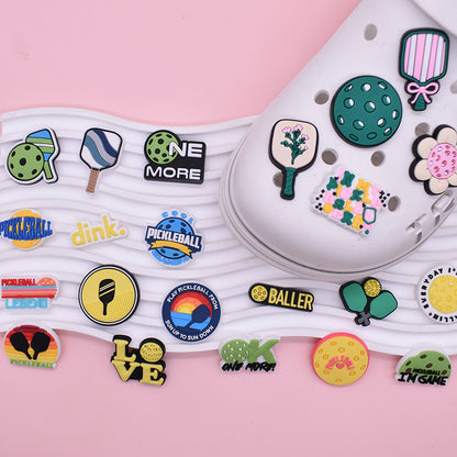PVC Pea Shaped Removable Clog Shoe Charms