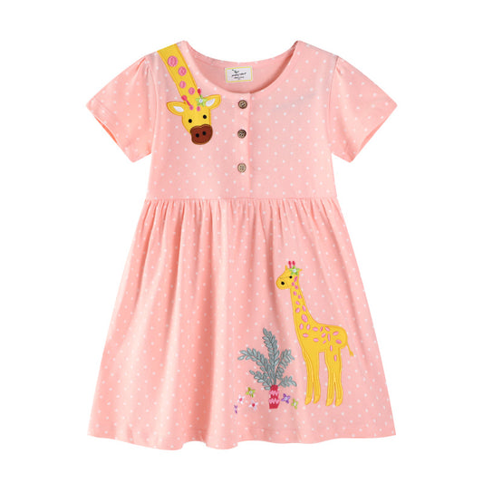 Princess Style Summer Dress for Little Girls