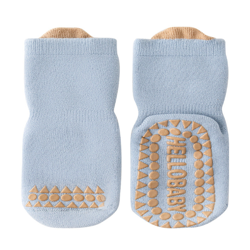 Baby Floor Socks Non-Slip Mid-Calf Socks for Boys and Girls