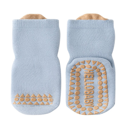 Baby Floor Socks Non-Slip Mid-Calf Socks for Boys and Girls