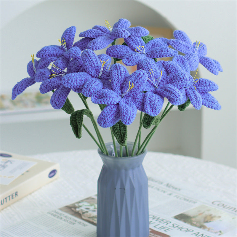 Single Stem Dried Flower Rose Tulip Bouquet Decor