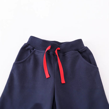 Kids Casual Long Pants Soft Cotton Joggers