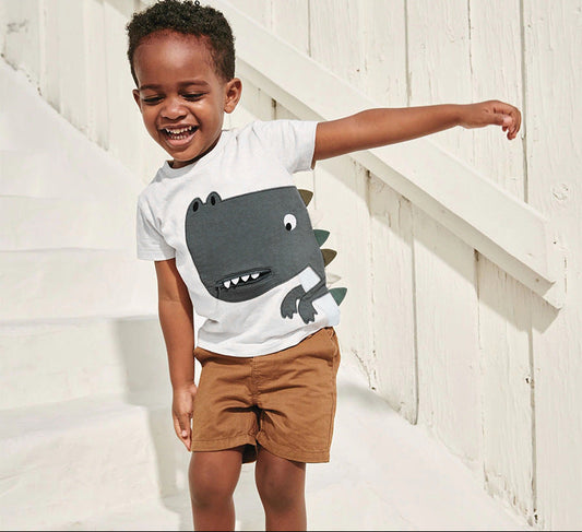 Moisture-Wicking Cotton T-Shirt for Boys