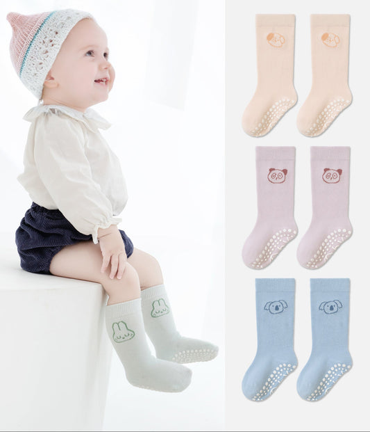 Baby Floor Socks Cute Cartoon Non-Slip Cotton Indoor Socks