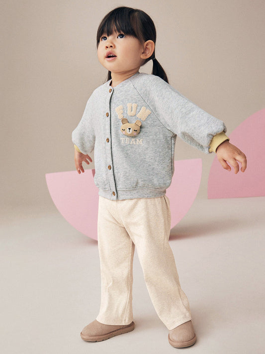 Adorable 3-Piece Animal Printed Cotton Outfit for Girls
