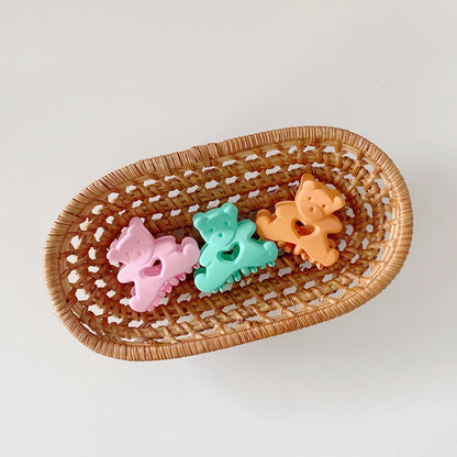 Cute Candy Color Bear Hair Clips for Girls