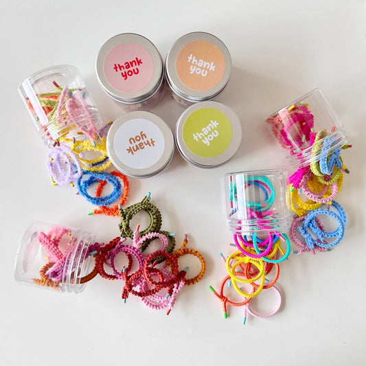 Colorful Ponytail Holders Set for Kids - 18-Pack