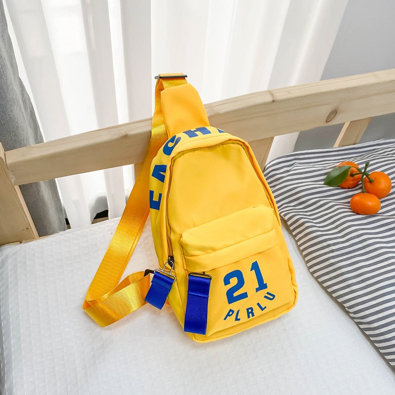 Stylish Kids Crossbody Bag With Letter Print