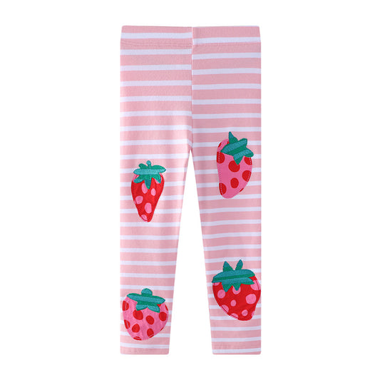 Girls' Modal Leggings Comfortable Slim Fit Pants